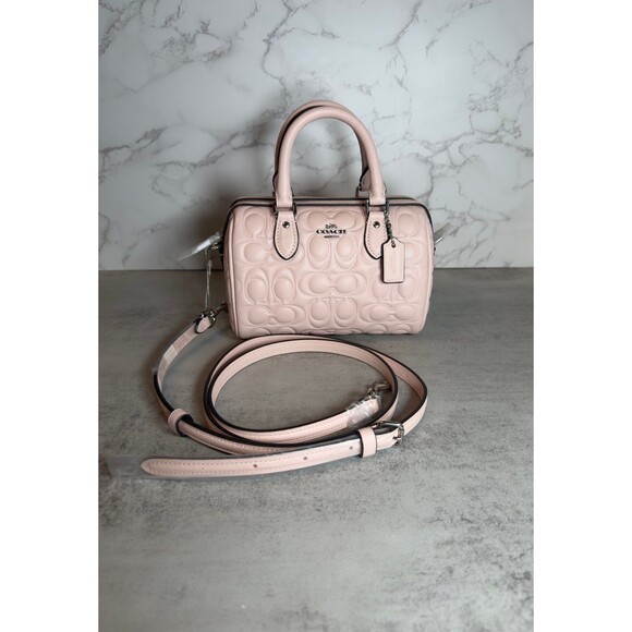 NWT Coach Pink Rowan Satchel - Picture 7 of 7